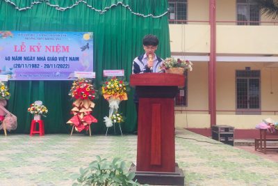 Lời tri ân thầy cô 20/11 – Lê Việt Anh 12A1 (Năm học 2022 – 2023)