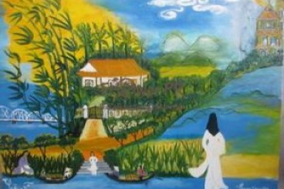 Cảm nhận về đoạn đầu bài thơ Đây thôn Vĩ Dạ (Hàn Mặc Tử) (HS Phan Hồ Phúc Ngân – 11A10, 2017-2018)